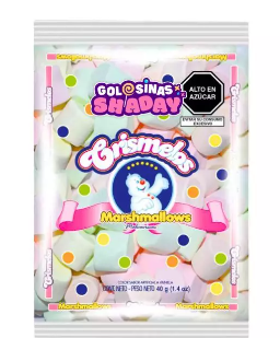 Mini Marshmallows 40gr Tira x 6 Unidades